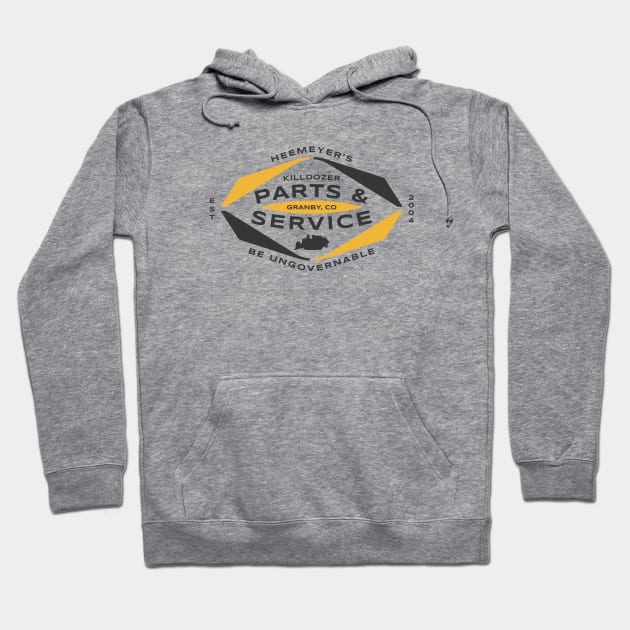 Killdozer Parts and Service Hoodie by erock